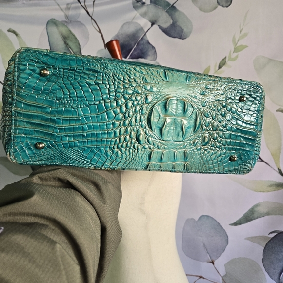 BRAHMIN | Medium Julian - Turquoise Melbourne Q69 151 - Picture 11 of 13